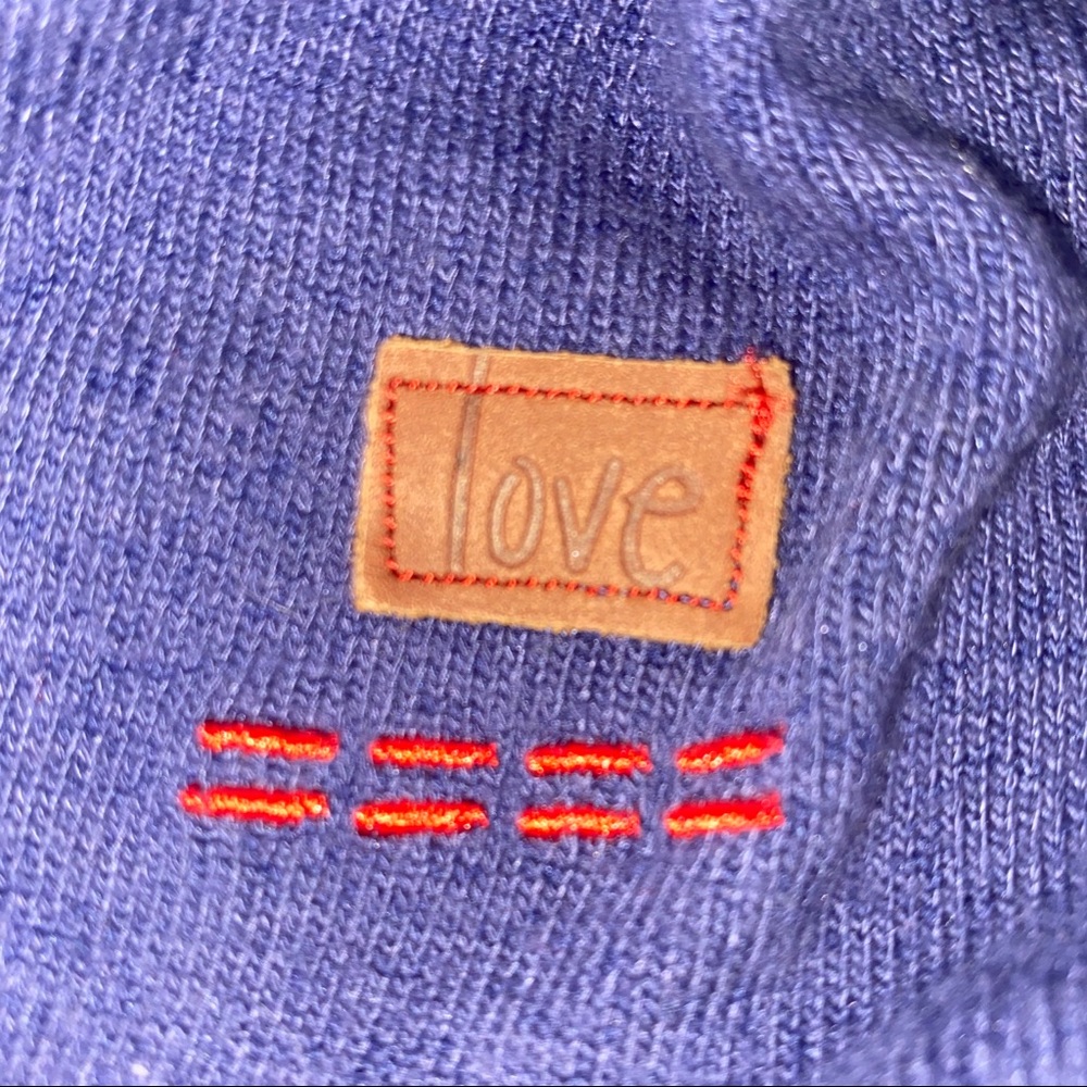 Peace Love World | Blue Pullover Sweatshirt - Picture 8 of 8